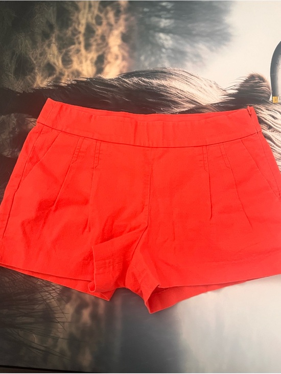 J. Crew Pants - J. Crew Coral-Red High Waist Tailored Shorts
